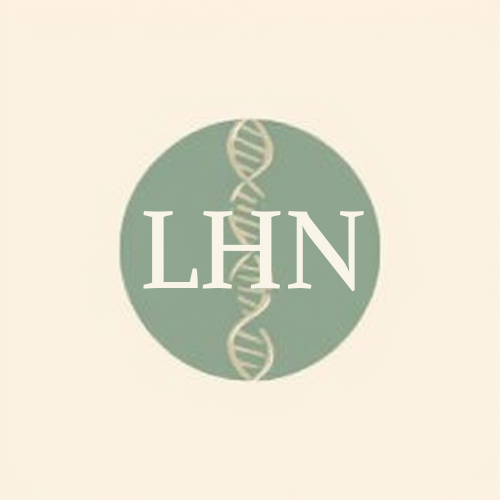 Longevity Hack News logo featuring LHN initials with DNA symbol representing longevity, healthspan, and wellness science